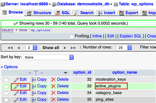 editoption-in-phpmyadmin