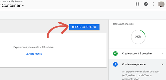 creare-esperimento-con-google-optimize