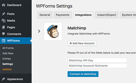 Mailchimp Integ