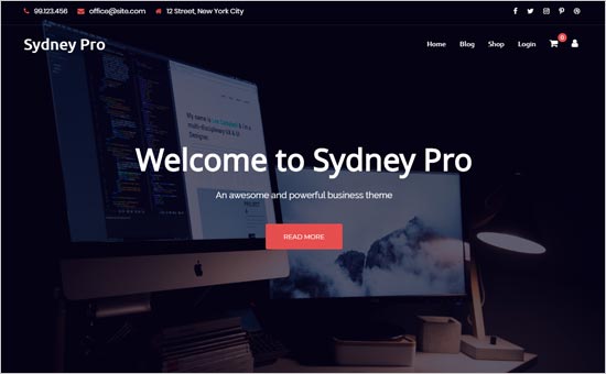 Sydney Pro Theme