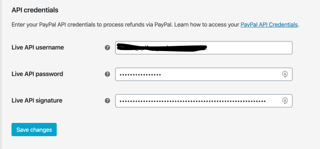 Woocommerce Paypal Api Credentials