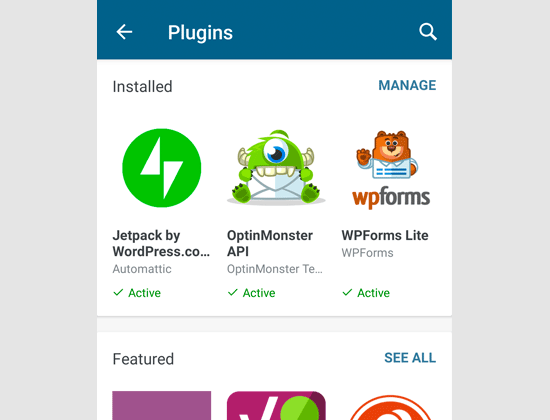 Plugins Wp App