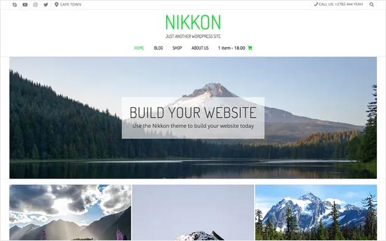 Nikkon Portfolio Theme