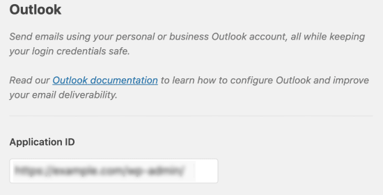 Paste The Copied Application Id In Wp Mail Smtp Settings