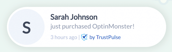 Trustpulse Notification