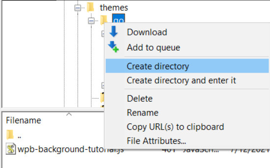 Create A Directory And Name It