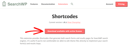 Download Shortcodes Extension