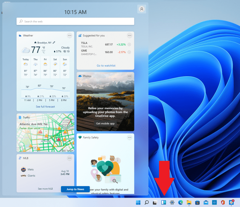 Pannello Dei Widget Windows 11